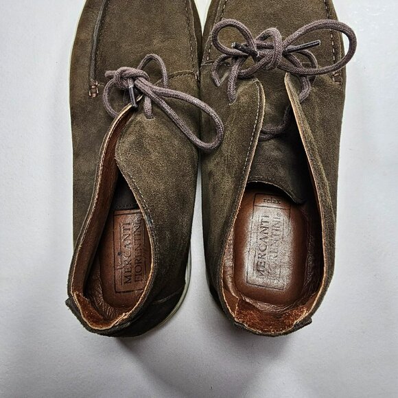 Mercanti Fiorentini Relax Suede Chukka Ankle Boot Shoes Men's Size 10M Brown - Picture 6 of 10